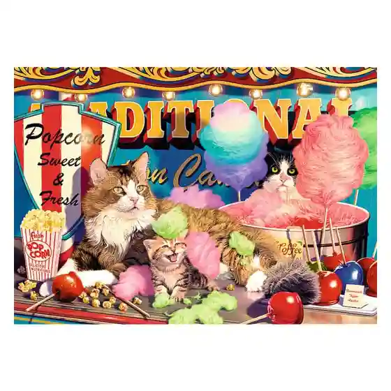 Пазлы "2x500" -Fluffy friends, код 61935
