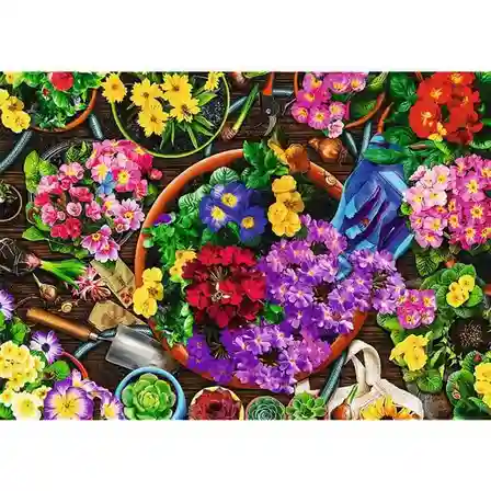 Puzzle "2x500" - Lucrul în grădină, cod 61937