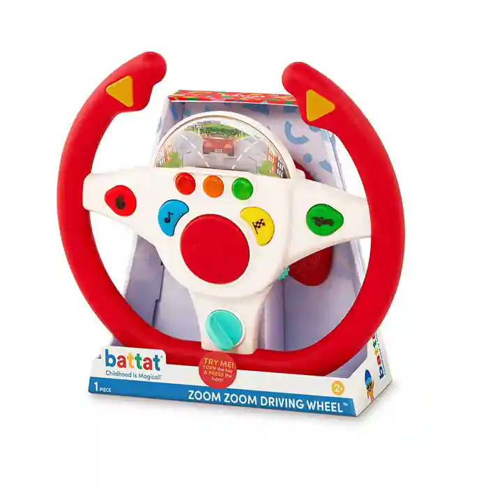Jucărie Interactivă Muzicală Volan, roșu, cod  61707