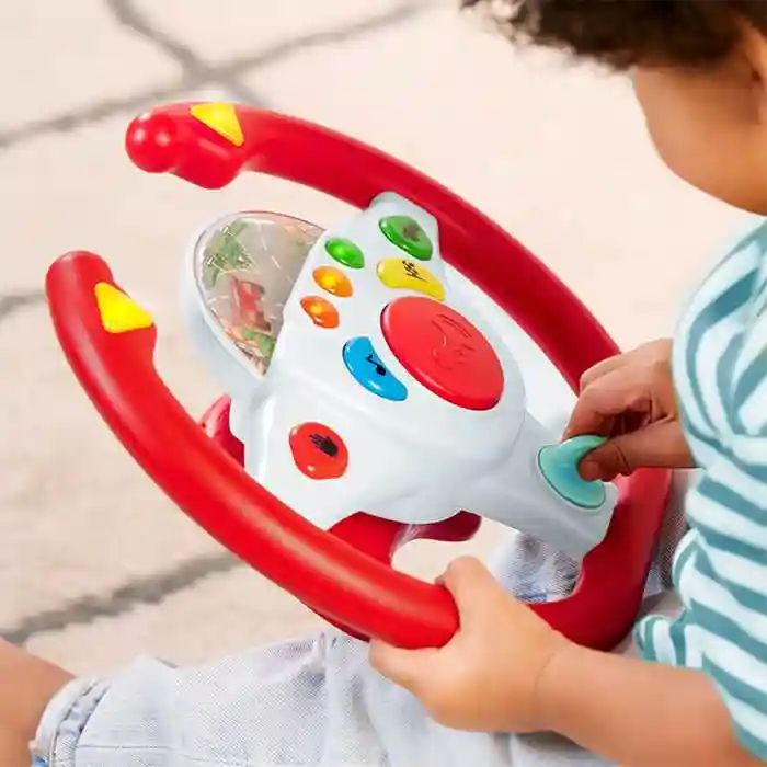 Jucărie Interactivă Muzicală Volan, roșu, cod  61707