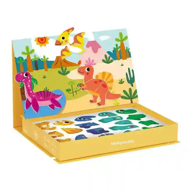 TK Magnetic Box Dinozauri în pădure, cod 58755
