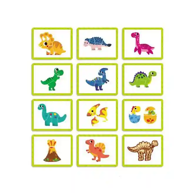TK Magnetic Box Dinozauri în pădure, cod 58755