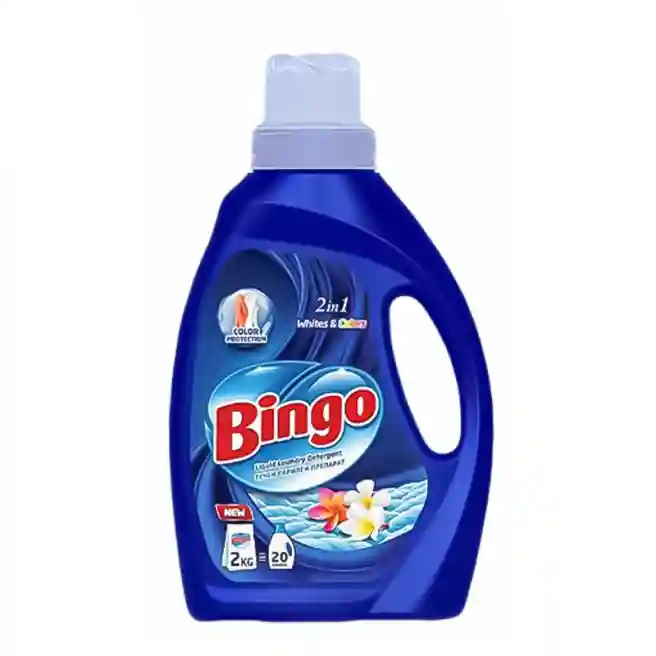 Detergent lichid pentru spălat BINGO, 1200 ml, White & Colors