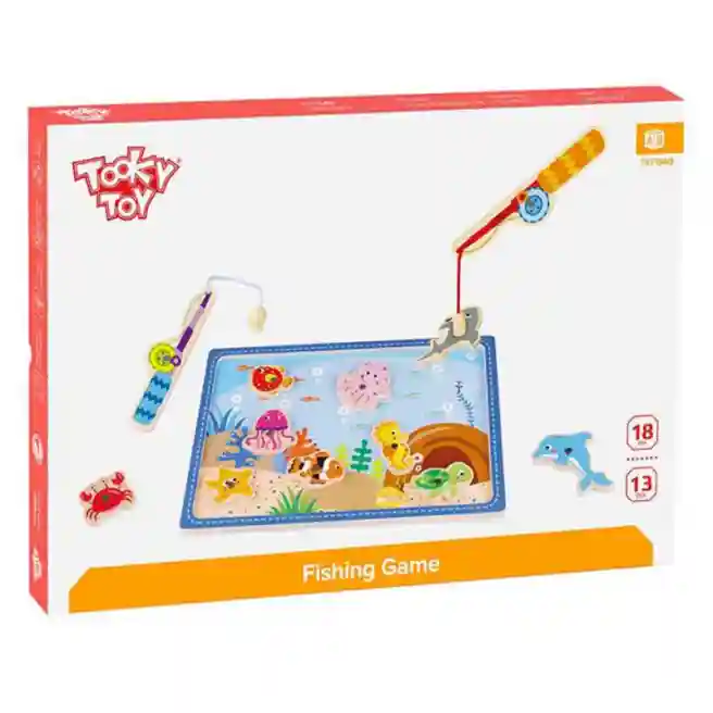 Set de joacă pentru pescuit din lemn, cod 57305