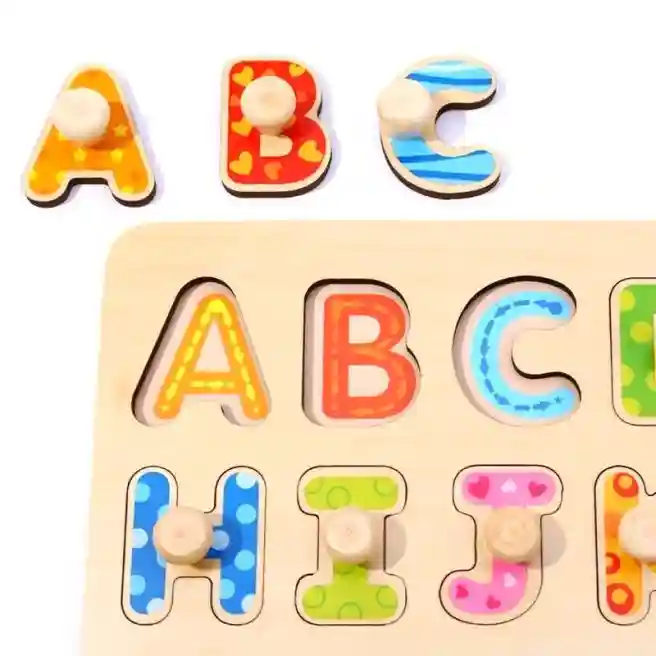 Puzzle din lemn Alfabet, cod 57366