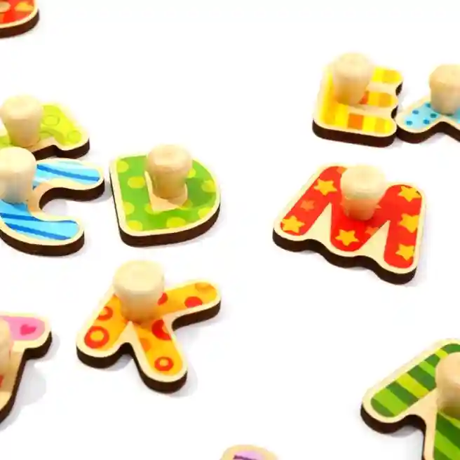 Puzzle din lemn Alfabet, cod 57366
