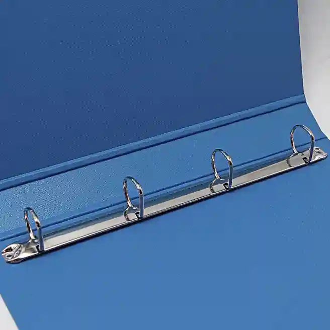 Регистратор A4/4D/35 мм, OfficeLine, PVC, голубой