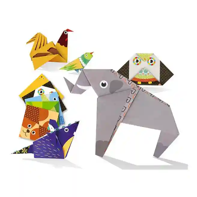 Set origami, Lumea animalelor, 30 modele