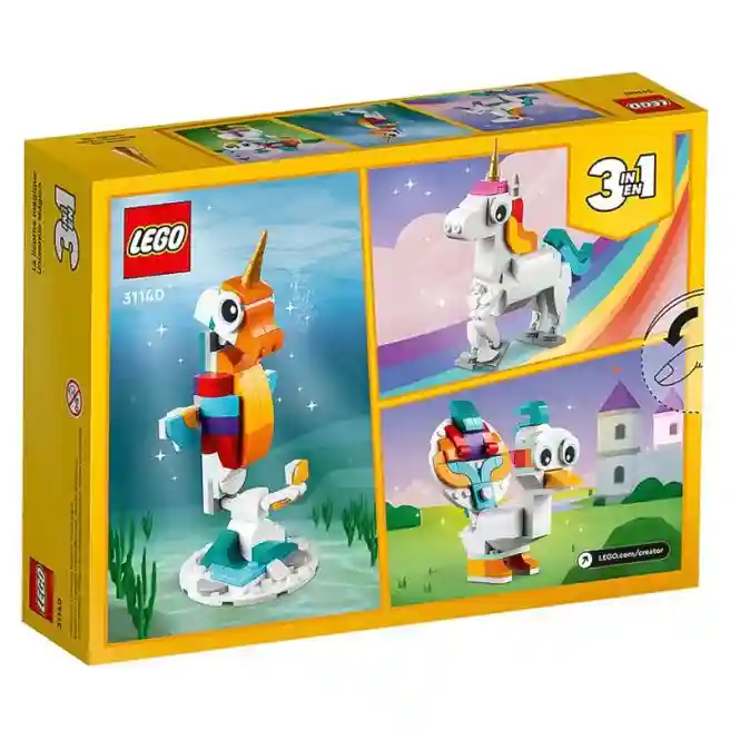 Constructor LEGO Creator 3in1 Unicorn magic