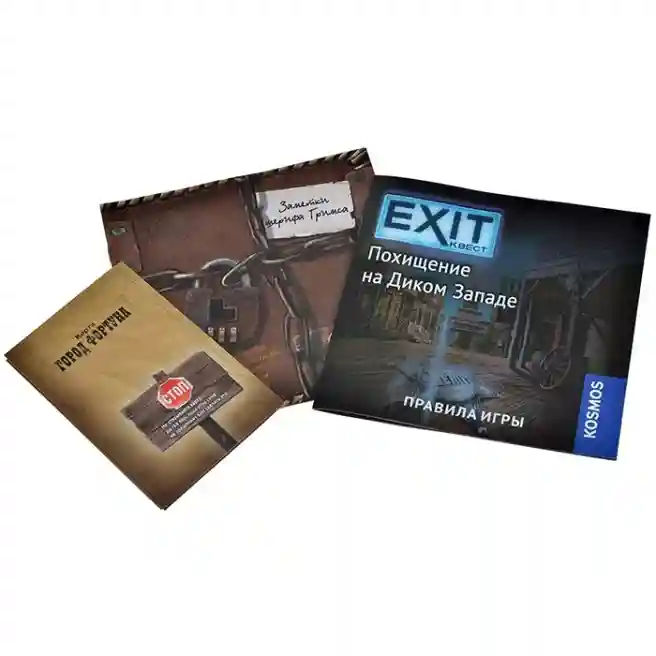 ZVD Настольная игра Exit Квест. Похищение на Диком Западе, 8430