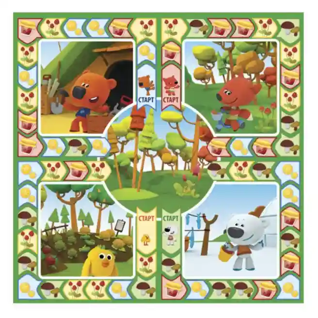ZVD Joc de masa "Mi-mi-miski. Picnic in padure", 8708