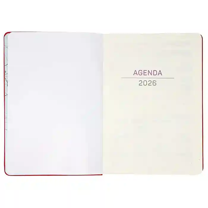 Ежедневник А5 2026 год IDEE Standart "Cherry Red"