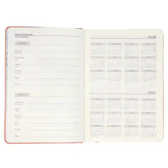 Ежедневник А5 2026 год IDEE Standart "Aesthetic Coral"
