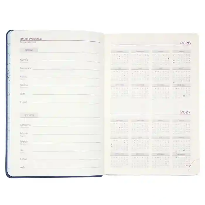 Ежедневник А5 2026 год  IDEE Standart "Dark Blue"