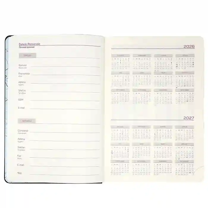 Agendă А5 2026   IDEE Standart "Glossy Black"