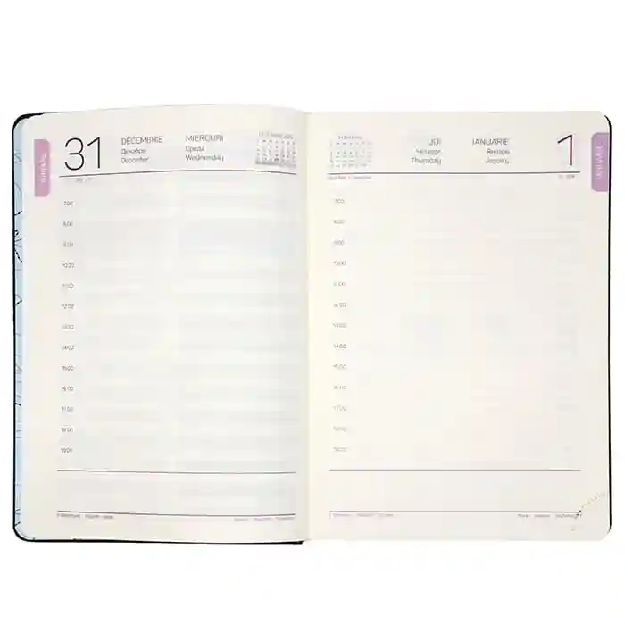 Agendă А5 2026   IDEE Standart "Glossy Black"