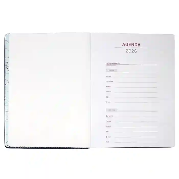 Agendă săptămânală A4 2026 IDEE Standart "Navy Blue"
