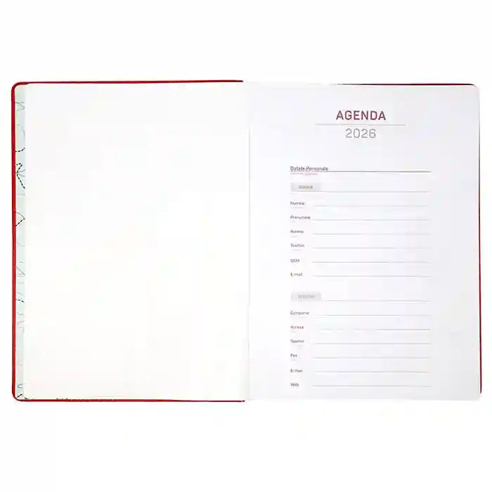 Еженедельник A4 2026 IDEE Standart "Cherry Red"