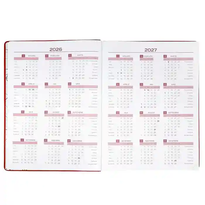 Еженедельник A4 2026 IDEE Standart "Cherry Red"
