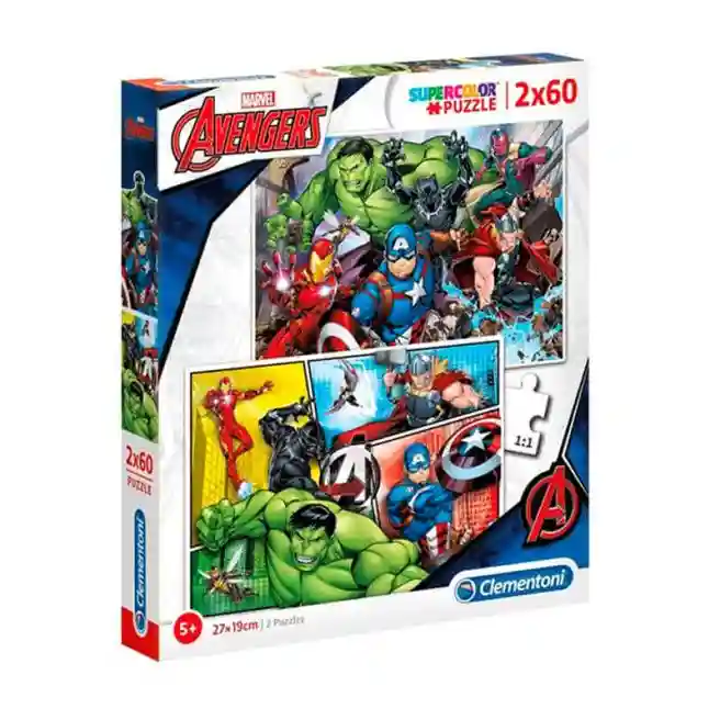 CL Пазл "2в1" "60"  Marvel Мстители Clementoni (21605)