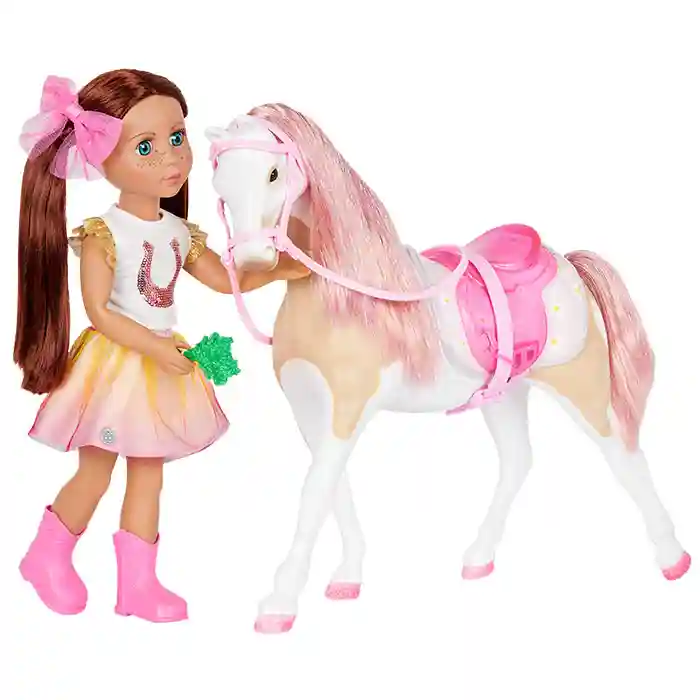 Căluț Beige Glitter Girls 35 cm, cod 61758