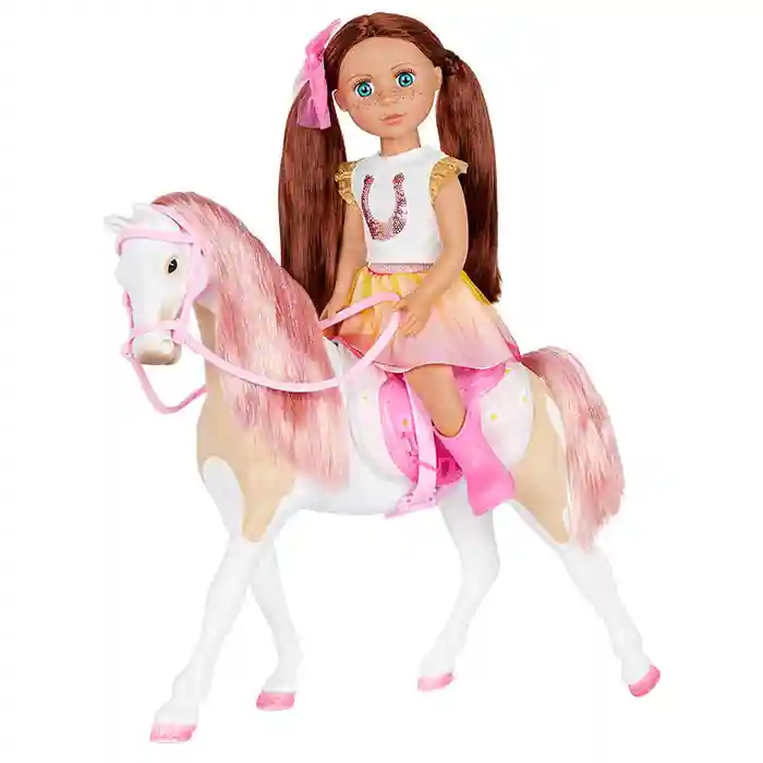 Căluț Beige Glitter Girls 35 cm, cod 61758