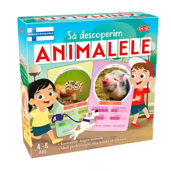 BF Joc de societate "Hai să descoperim Animalele" RO, cod 58135