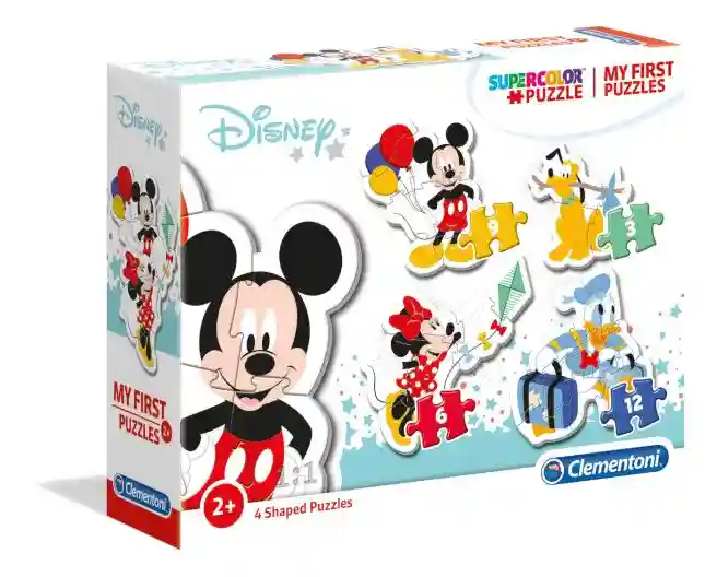 CL Puzzle "3+6+9+12" Primii mei puzzle -  Mickey Mouse Disney Clementoni  (20819)