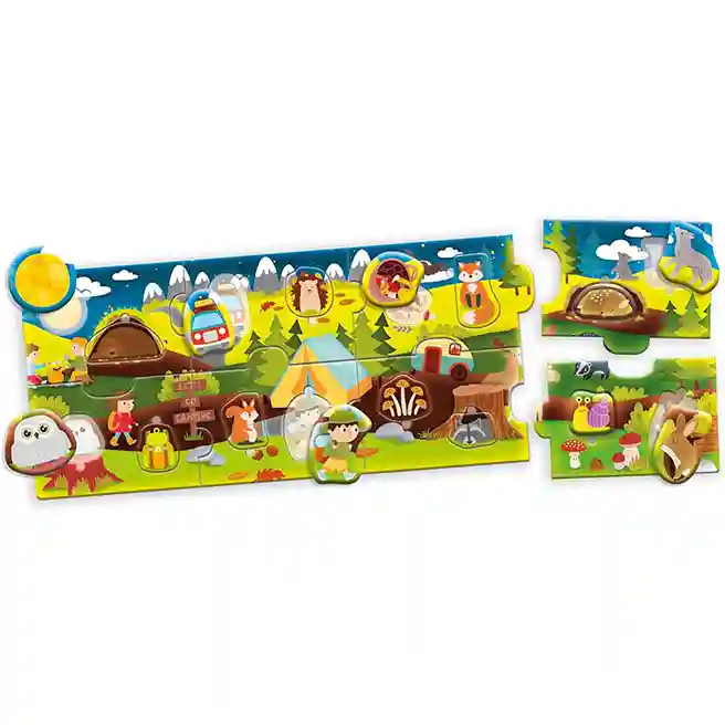 Set de puzzle panoramic Pădure, cod 61994