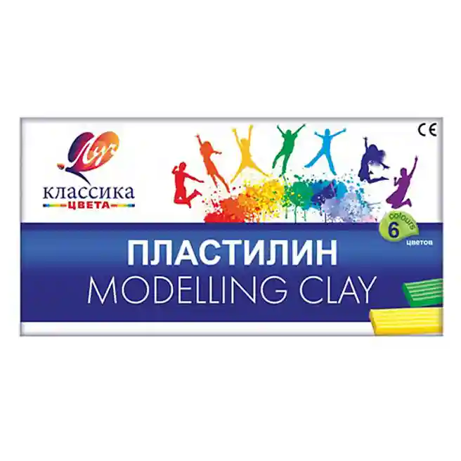 Пластилин 6 цветов 120 гр. "Классика"
