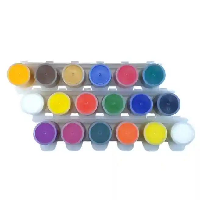 Guaşă 18 culori, 15ml Luci ZOO