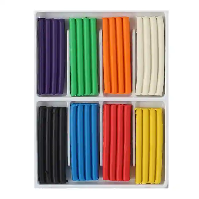 Plastilină 8 culori, 120 gr. ZOO (Luci)