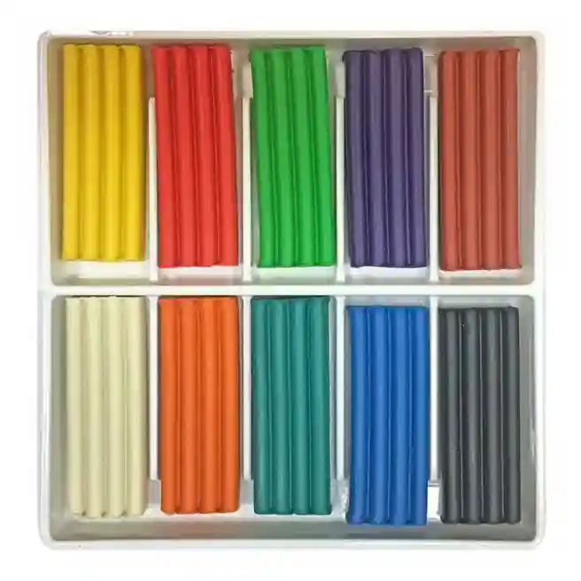 Plastilină 10 culori, 150 gr. ZOO (Luci)