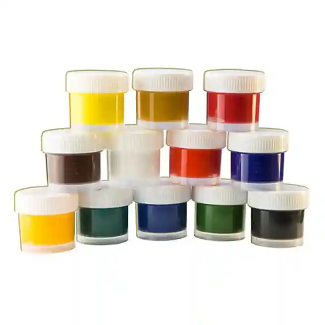 Guașă 12 culori, 15 ml. Luci ZOO
