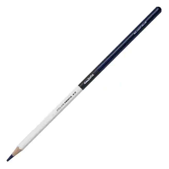 Creion colorat CARIOCA Plus 02, albastru inchis