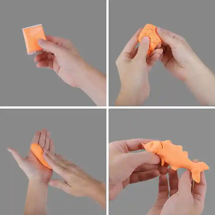 Air plastilină Mulți-Pulti, 24 culori, 240 g