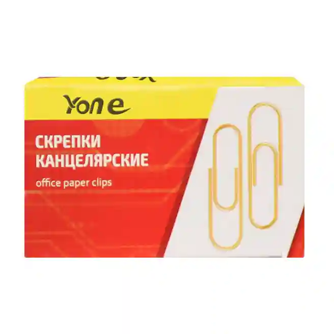 Agrafe 33 mm, 100 buc., rotunde, auriu