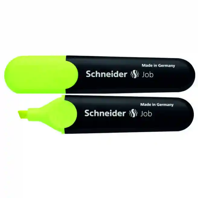 Textmarker SCHNEIDER JOB, verde deschis