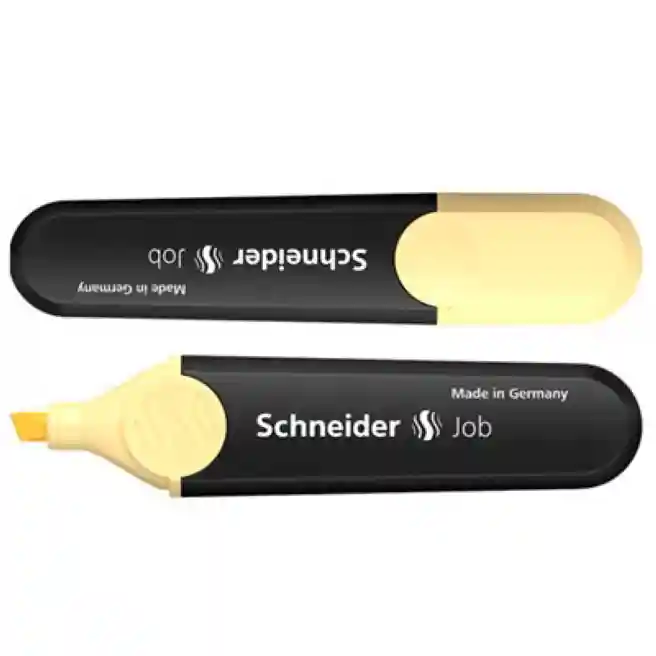 Textmarker SCHNEIDER JOB, galben pastelat