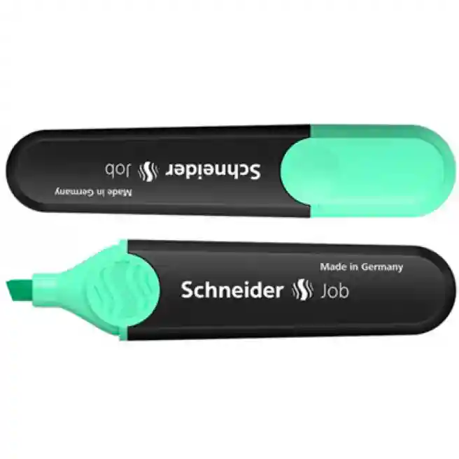 Textmarker SCHNEIDER JOB, verde pastelat