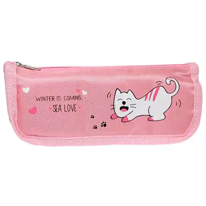 Пенал школьный Meow Pastel Rose