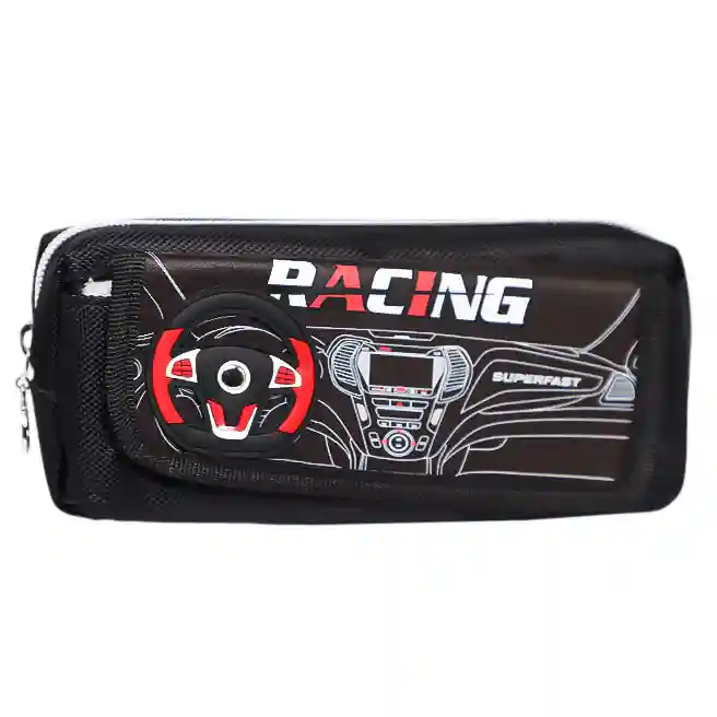 Пенал школьный Racing Черный
