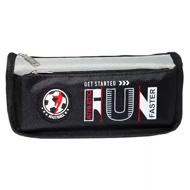 Пенал школьный Run Черный