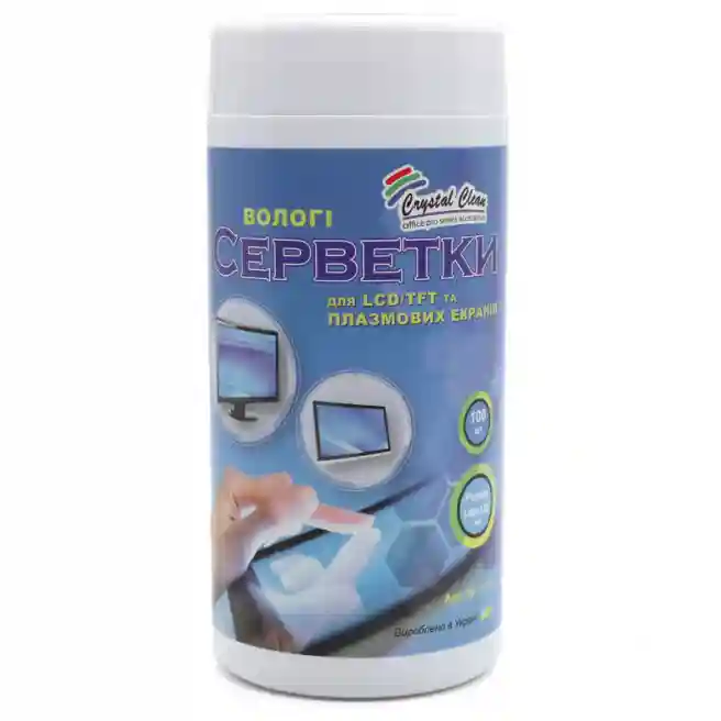 Șervețele p/u monitor, Arnika CrystalClean, 100 buc.