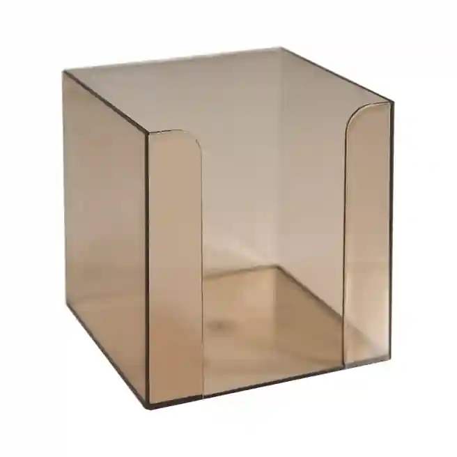Boxa din plastic p/u hirtie, 90x90x90, fumuriu
