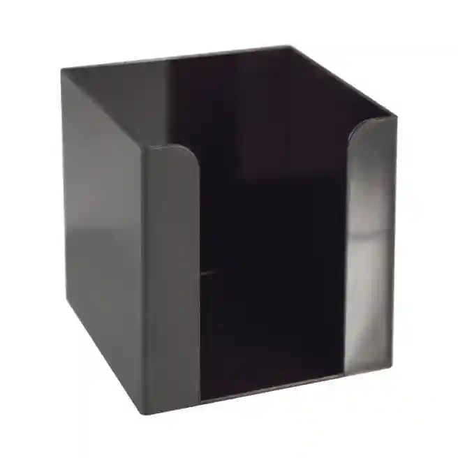 Boxa din plastic, p/u hirtie, 90x90x90, negru