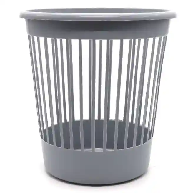Cos din plastic p/u hirtie Arnika, 10 litre, culoare gri