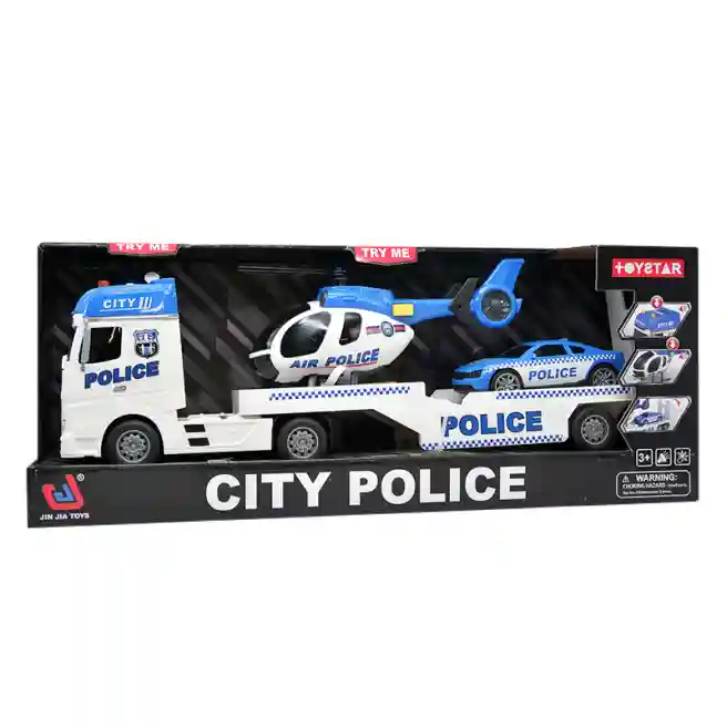 Set de joaca cu inertie "City Police", cod 602032