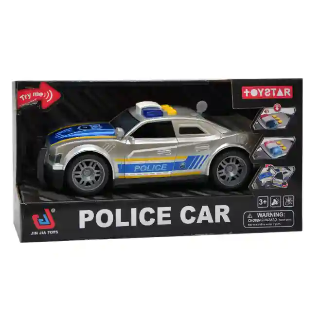 Инерционная машинка "Police Car", 1:14, код 602048