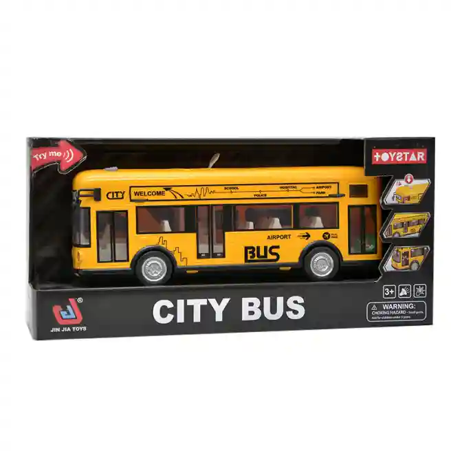 Masina cu inertie "City Bus", 1:14, cod 602054